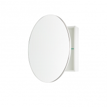 Eva Round Mirror Cabinet – 600mm | ABI Interiors Pty Ltd